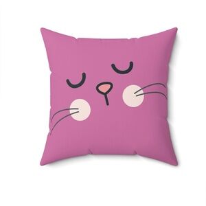 Throw Pillow Cat Sleeping design size 18 by 18 inches